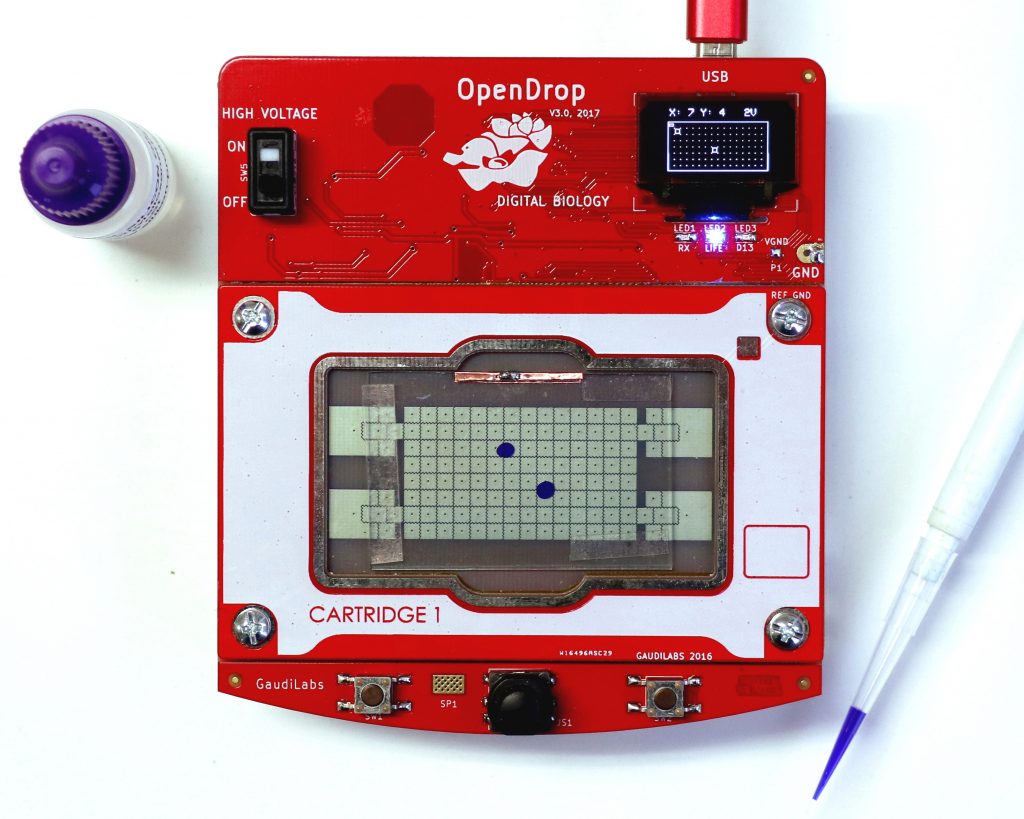 OpenDrop V3 – Digital Microfluidics Development Board – GaudiShop